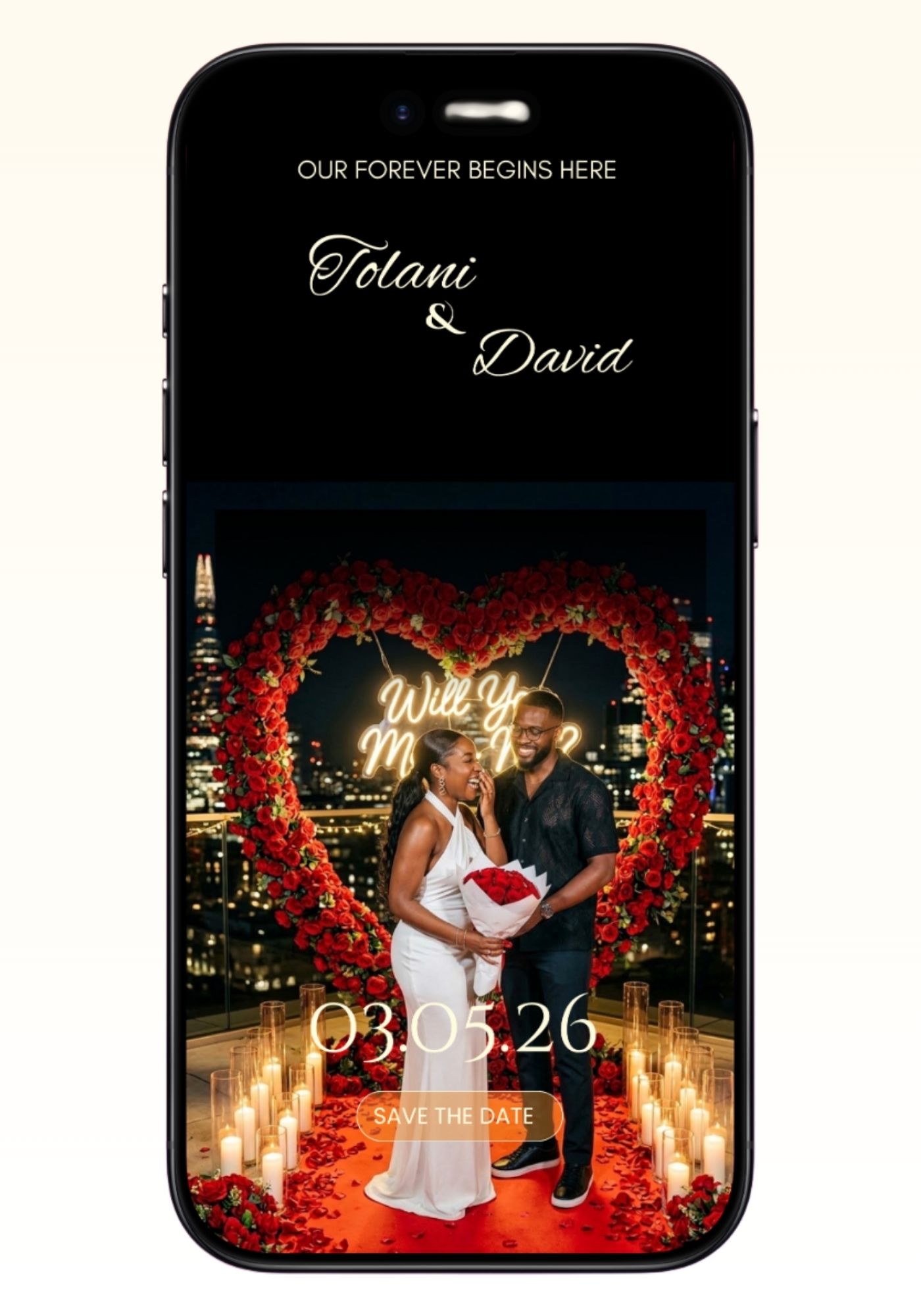 Romantic Wedding Website Design