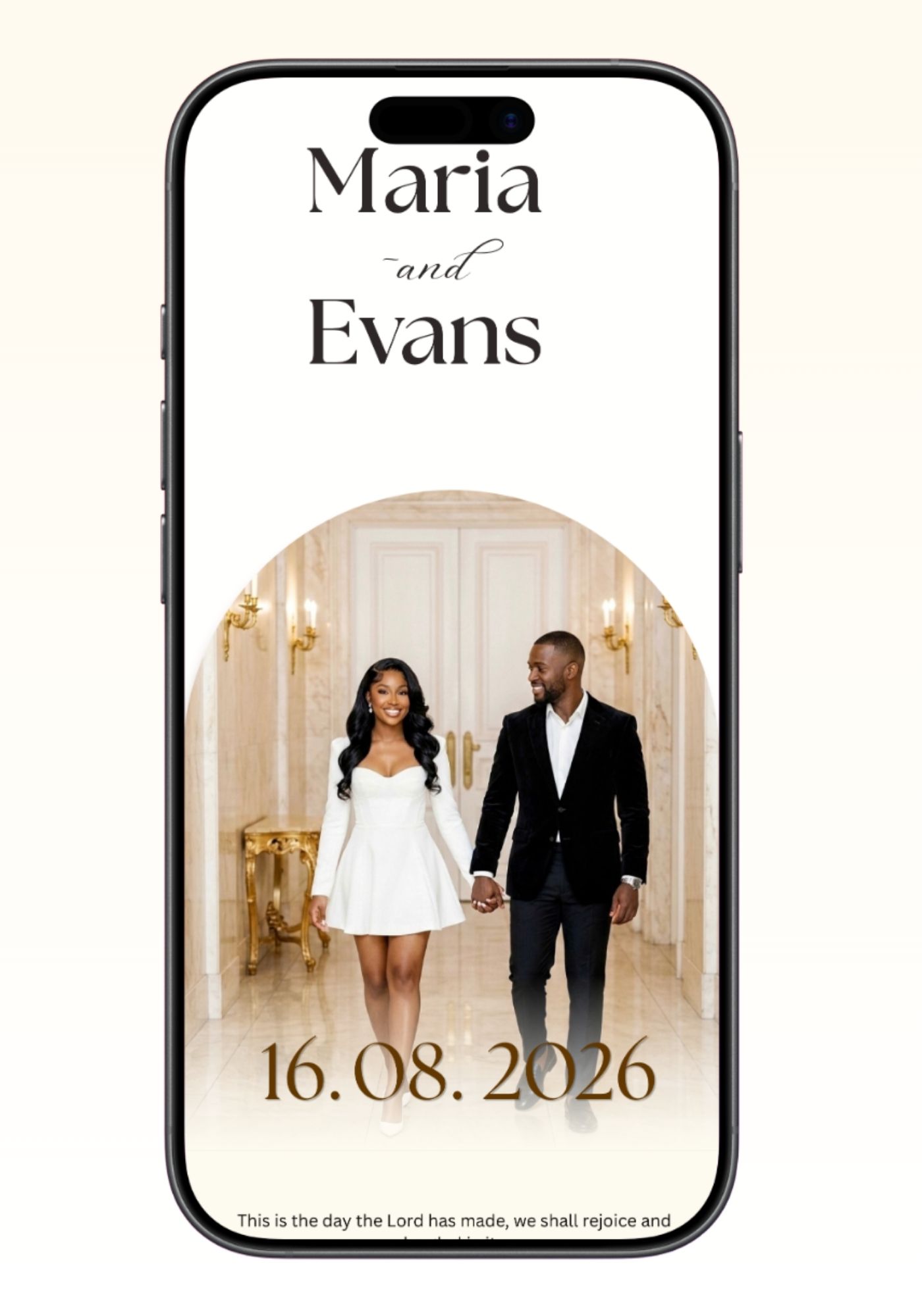 Cinematic Wedding Website Design